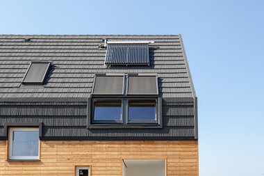 Enerji tasarrufu kavramlar yeni enerji verimliliği çatı tasarım bina
