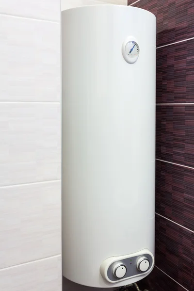 Electric Boiler (wall water heater) in bathroom — Stock Image Electric Boiler (wall water heater) in bathroom Stock Picture