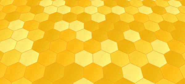 Gele Honingraat Achtergrond Vector Illustratie — Stockvector