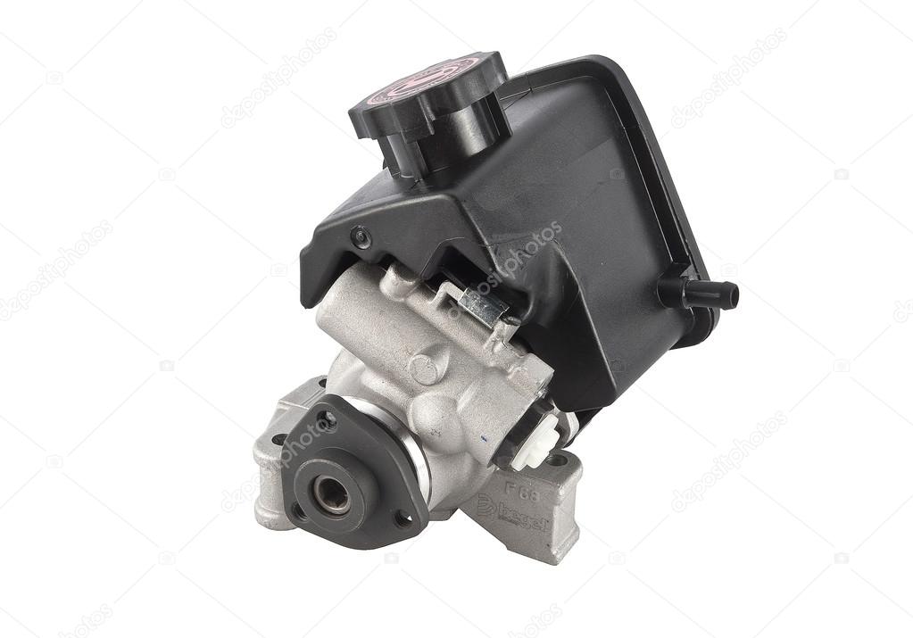 power-steering pump isolated on white background