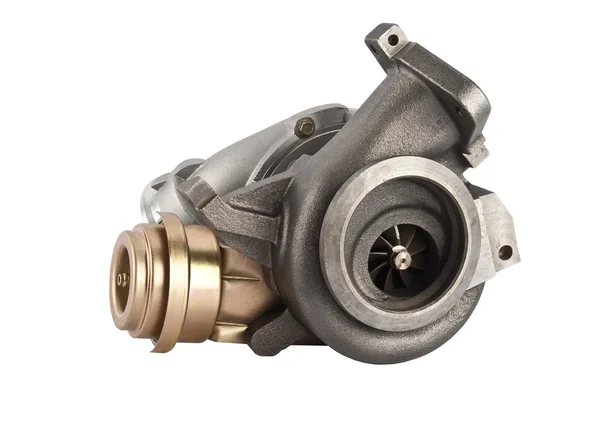 Beyaz arka plan üzerinde izole Motor Türbin