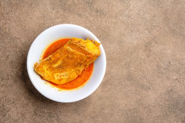 Padang, Batı Sumatera, Endonezya 'dan körili balık.