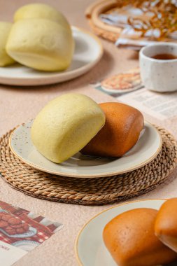 Baozi ya da Çin Buharlı Çöreği Çin mutfağında mayalanmış çöreğin bir türüdür.. 