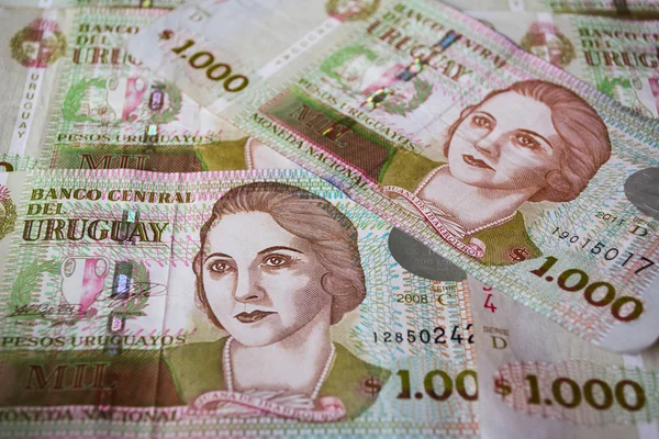 Dinero Uruguai — Fotografia de Stock