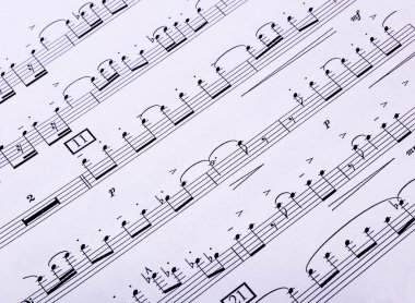 Müzik notlar müzik kitap
