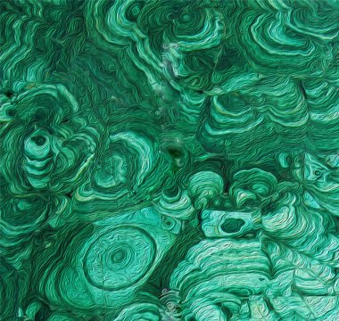 Texture of a green malachite. clipart