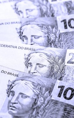Brezilya ekonomisi, kavramsal tek renkli görüntü, arka plan, Brezilya finans kavramı