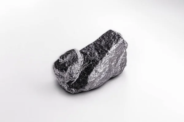 Piedra Cobalto Sobre Fondo Negro Aislado Mineral Industrial Utilizado Construcción — Foto de Stock