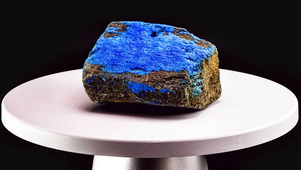 Cobalto Sobre Mineral Pigmento Azul Sobre Roca Utilizado Como Tinte —  Fotos de Stock