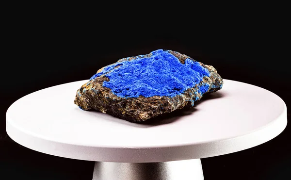 Cobalto Sobre Mineral Pigmento Azul Sobre Roca Utilizado Como Tinte —  Fotos de Stock