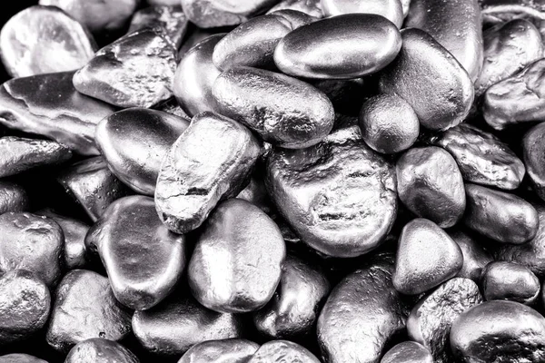 Platin Grob Abgebaute Steine Edelmetall Der Industrie Verwendet Chemisches Element — Stockfoto