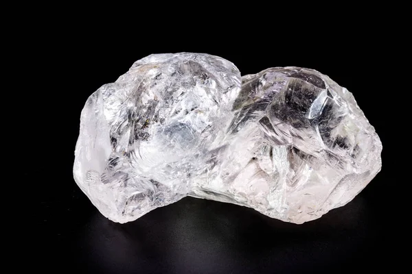 Diamante Bruto Cristal Sob Forma Alotrópica Carbono Pedra Preciosa Não — Fotografia de Stock