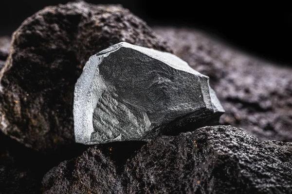 Eisenerz Auf Felsigem Untergrund Erz Bergwerk Zur Mineralgewinnung Gefunden — Stockfoto