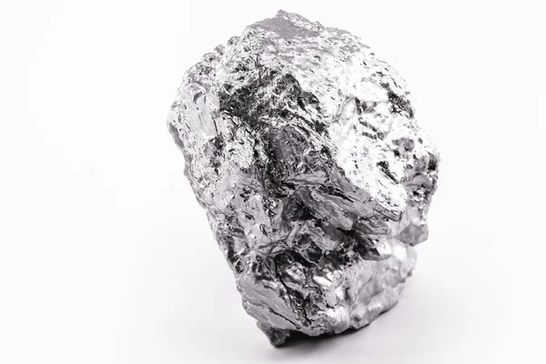 Molybdenite Portekiz Molibdenite Brezilya Mos2 Kimyasal Formülü Ile Bir Molibdenum — Stok fotoğraf