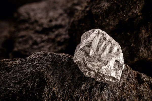 Piedra Rara Mineral Pepita Preciosa Metal Utilizado Joyería Concepto Piedra — Foto de Stock