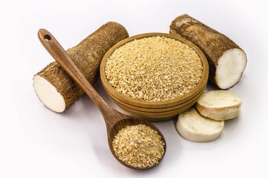Alternatif un, vejetaryen yiyecekler, tipik Brezilya yemeği, Cassava ile yapılır. Tipik Güney Amerika kökü.