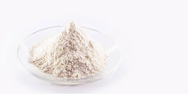 Pila Bicarbonato Sodio Sfondo Bianco — Foto Stock