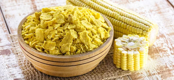 Flaked Ground Cornmeal Culinary Ingredient Traditional Food Called Couscous — Stock Photo, Image