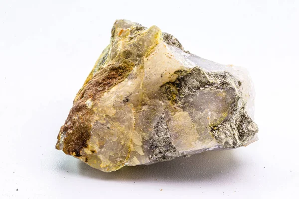 Pyrieterts Pyriet Ijzermineraal Principe Een Ijzerdisulfide — Stockfoto