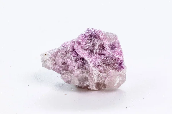 Mineral Lepidolita Mineral Lila Rosa Violeta Siendo Una Fuente Secundaria —  Fotos de Stock