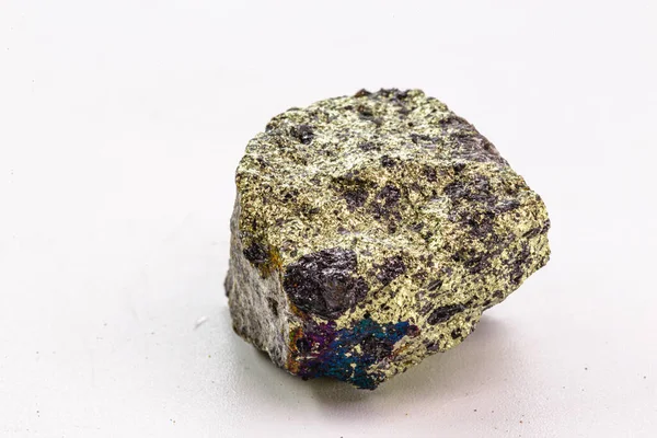 Calcopyrite Malm Det Vanligaste Kopparmineralet Naturen Det Tillhör Sulfidgruppen — Stockfoto