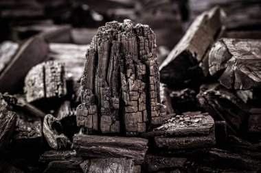 kömür parçaları, kömür madeni, spot odak