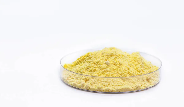 硫黄又は硫黄 硫黄又は硫黄 火薬製造及びゴム加硫のための硫酸の化学元素である — ストック写真