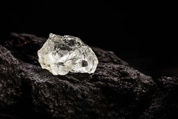 Mina Diamantes Con Piedras Bruto Mineral Kimberlita Concepto Minería Diamantes — Foto de Stock