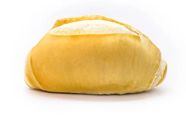 Brasilianisches Salzbrot Französisches Brot Glatze Oder Baguette Isolierter Weißer Hintergrund — Stockfoto