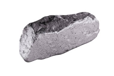 Aluminum is a chemical element. Aluminum stone for industrial use. Silver ore.