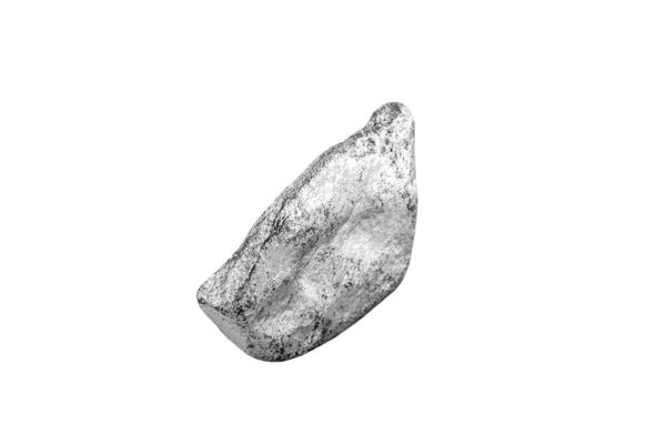поликристаллический кремний высокой чистоты из Фрайберга / Германия изолирован на белом фоне