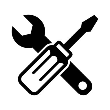 Ayarlar simgesi, vektör tasarımı araçlar ve şablonlar