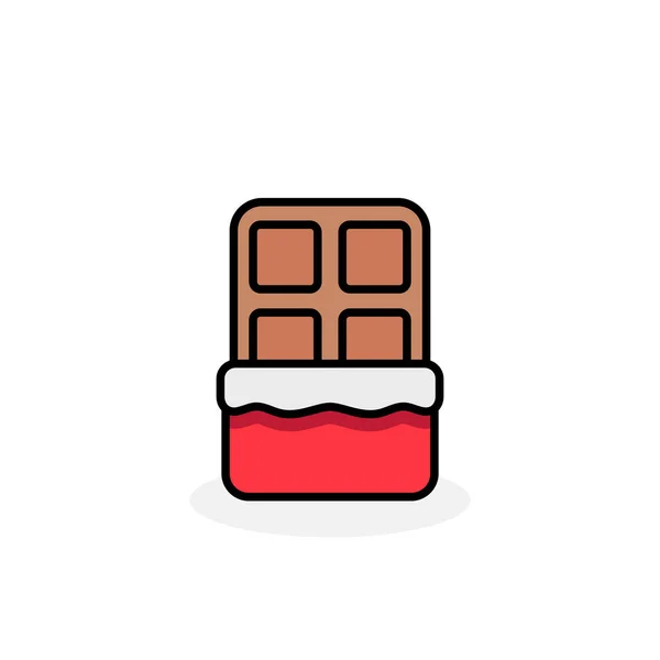 Čokoládové Ikony Pro Děti Samolepky Trička — Stockový vektor