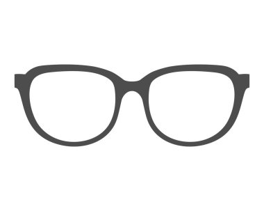 Gözlük simgesi. Güneş gözlüğü logosu. vektör illüstrasyonu.