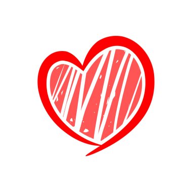 Vektör kalpler. Sevgililer Günü için tasarım öğeleri. vektör illüstrasyonu.