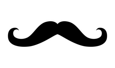 Ağ için bıyık vektör simgesi. vektör illüstrasyonu.