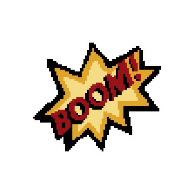 İfade içeren komik konuşma baloncukları. Piksel sanatında vektör karikatür çizimi