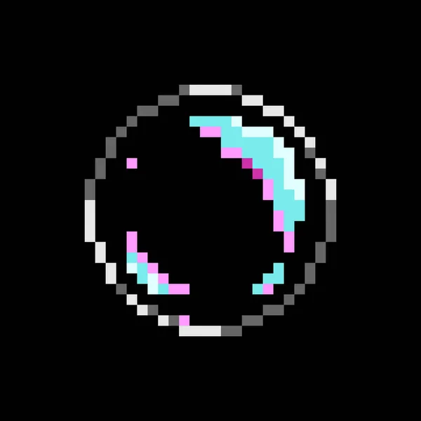 Pixel泡泡球像素艺术的矢量插图 — 图库矢量图片