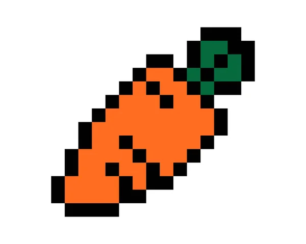 Ícone Laranja De Arte Em Pixel 32x32 Pixels Ilustração do Vetor