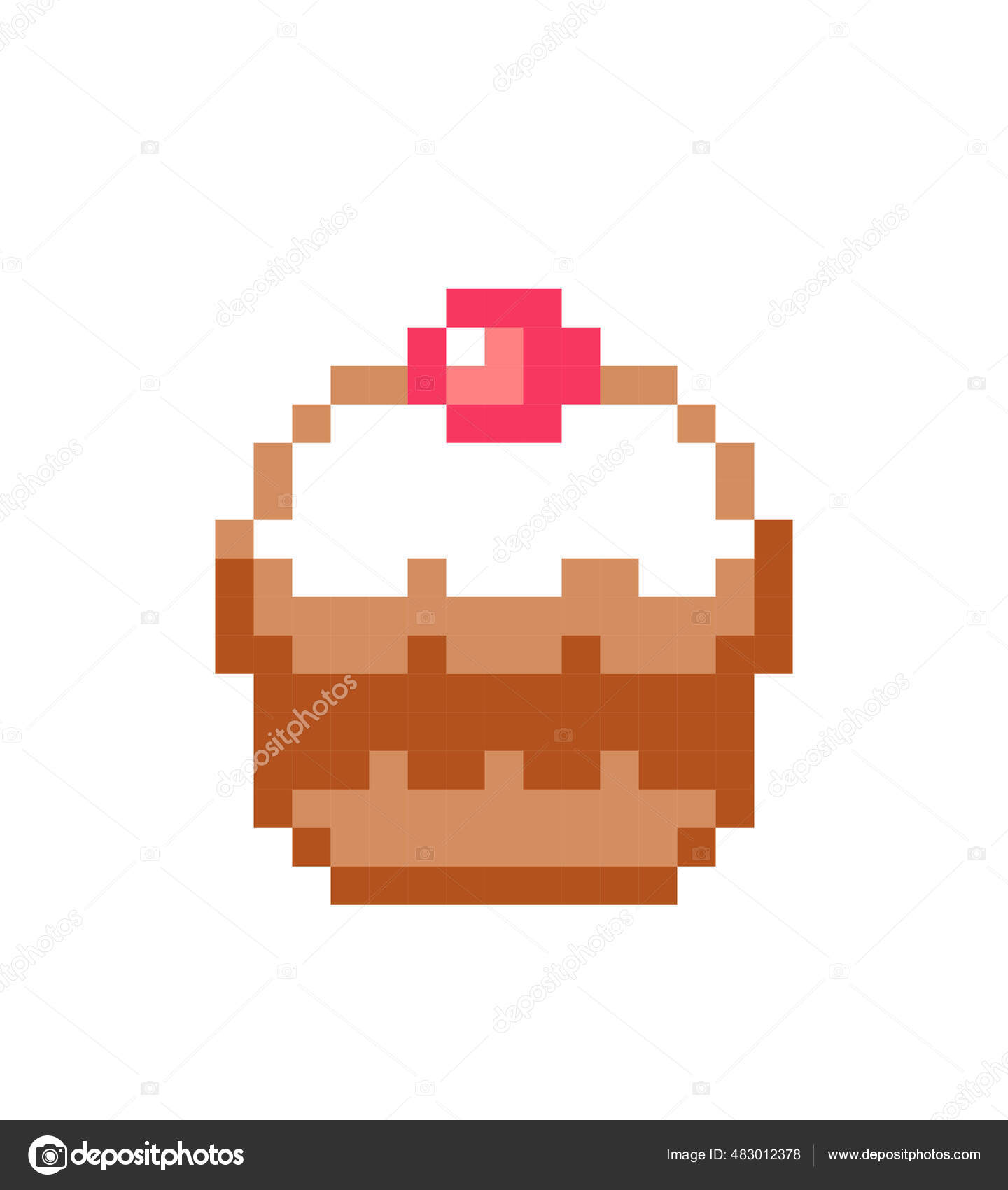 Pixel Art Gateau Images Vectorielles Pixel Art Gateau Vecteurs Libres De Droits Page 2 Depositphotos