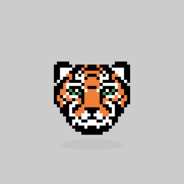 Piksel kaplan görüntüsü. Çapraz dikiş deseninin vektör illüstrasyonu.