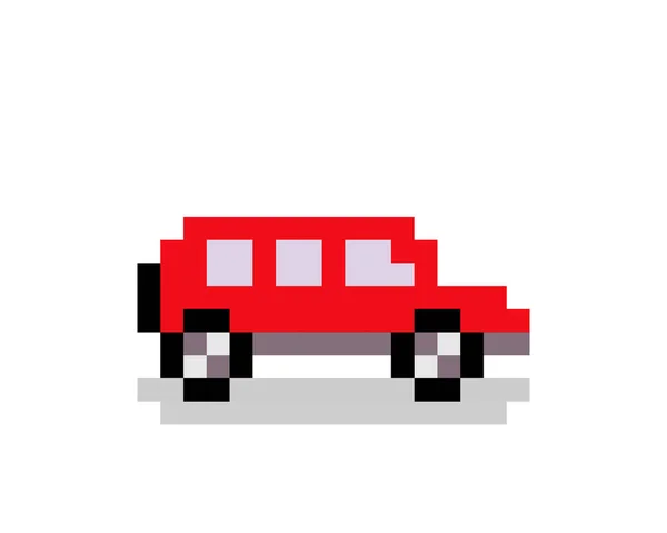 Imagens Carro Pixel Para Ativos Jogo Ilustração Vetorial Padrão Ponto —  Vetores de Stock