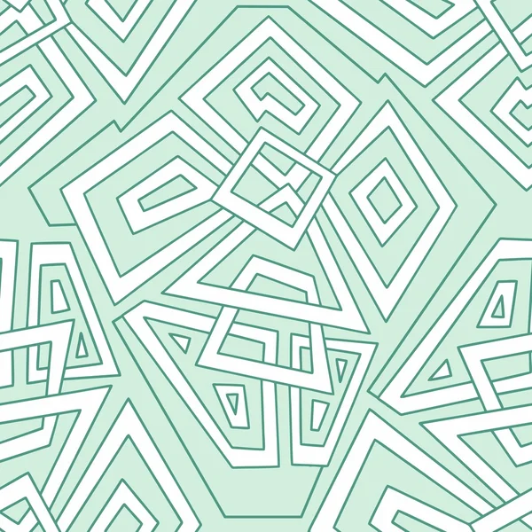 Detaylı kesintisiz geometrik desen soluk yeşil tonlarında. Renkli geometrik desen. Dikişsiz desen, arka plan, doku. Vektör süsleme. Dekoratif karolar.