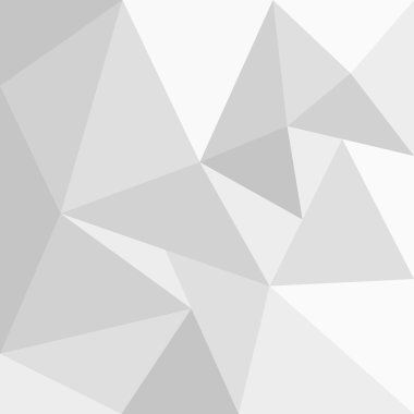 Soyut, geometrik beyaz arka plan. Stil tasarım şablonu. Çokgen, vektör arka plan.