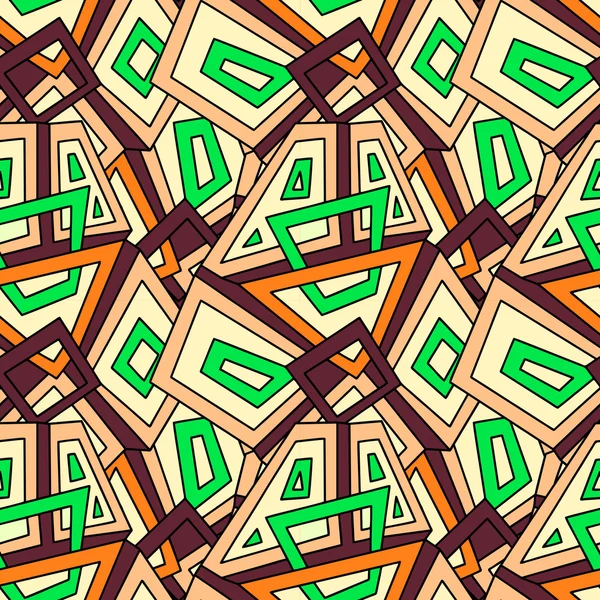 Patrón geométrico sin costuras para textiles de moda, telas, fondos. Patrón sin costuras, fondo, textura. Adorno vectorial. Baldosas decorativas . — Vector de stock