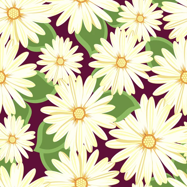 Beautiful floral pattern. Seamless pattern. Flowers. Bright buds, leaves, flowers. Flowers for greeting cards, posters, flyers. Flower shop. Seamless vintage tropical flower pattern vector. — Stockový vektor