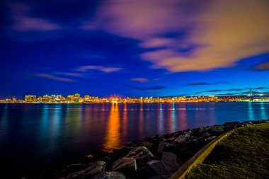 Halifax viewed from Dartmouth, in Canada.