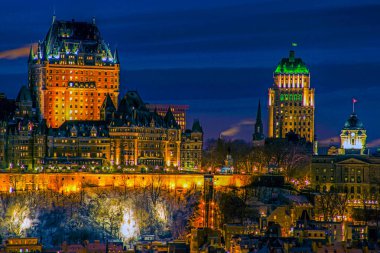 Canada, Quebec City skyline from the Saint Laurent river