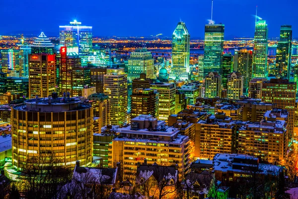 Canada Montreal Sentrum Panoramautsikt – stockfoto