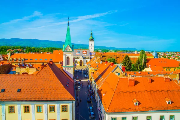 Croácia Igreja São Marcos Zagreb — Fotografia de Stock